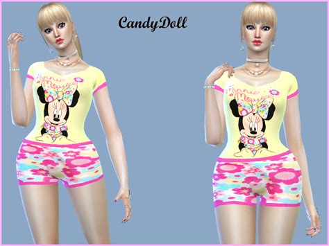 The Sims Resource Candydoll Minnie Cute Mouse Set