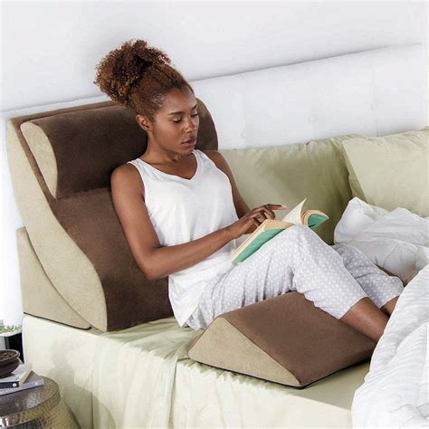 Bed Wedge Pillow Leg And Body Wedge Relieves Stress