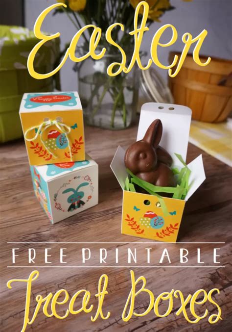 Printable Treat Box For Easter The Caterpillar Years