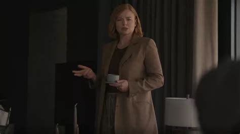 Max Mara Riviera Blazer Worn By Shiv Roy Sarah Snook As Seen In Succession S04e01 Spotern