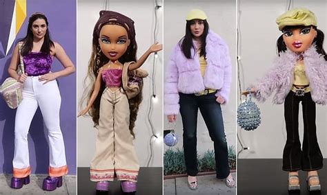 Bratz Dolls Fan Dresses Like The Figurines For A Day Daily Mail Online