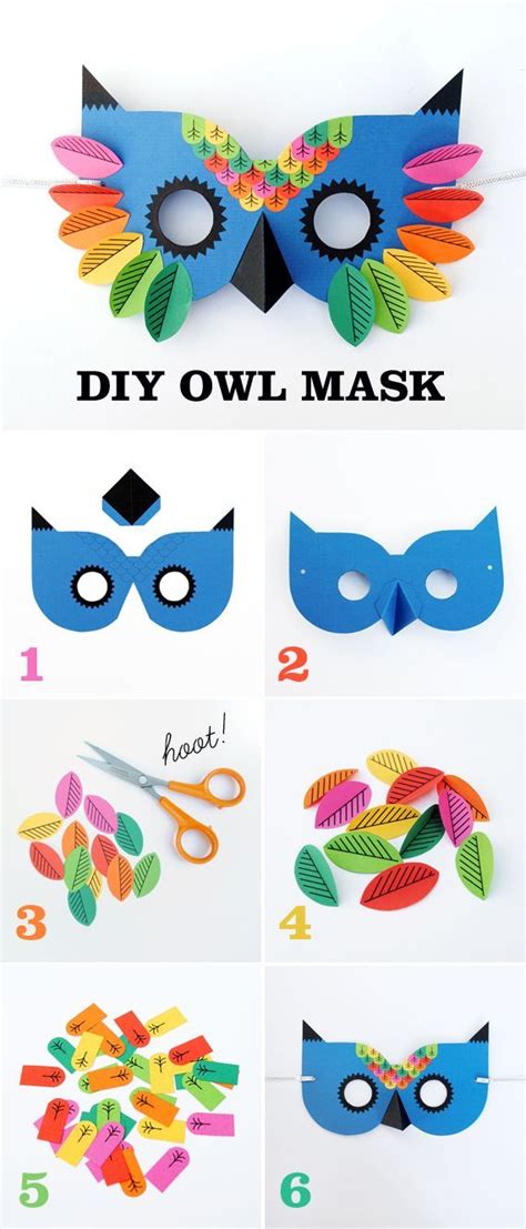 A Beautiful Printable Owl Mask