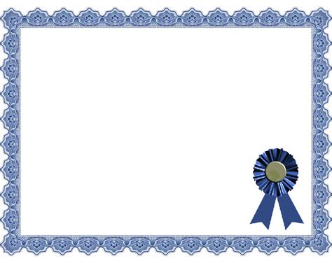 Free Printable Certificate Border Templates Professional Template For