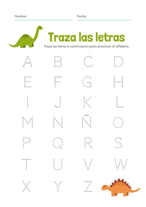 Traza Las Letras Del Abecedario Profe Social