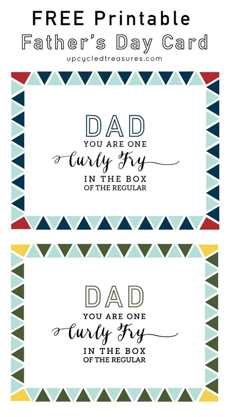 You'll find free, printable cards for birthdays, anniversaries, thank you's, well wishes, sympathies, and just about every holiday. FREE Printable Father's Day Card | MountainModernLife.com