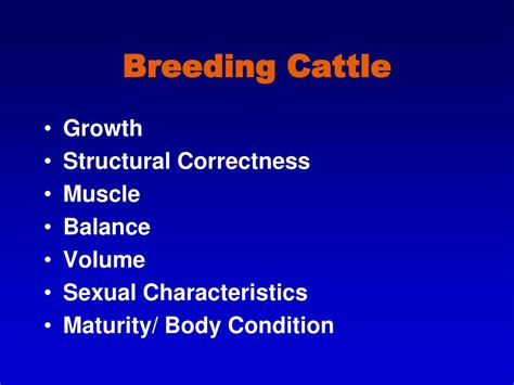 Ppt Principles Of Livestock Judging Powerpoint Presentation Free Download Id1092511