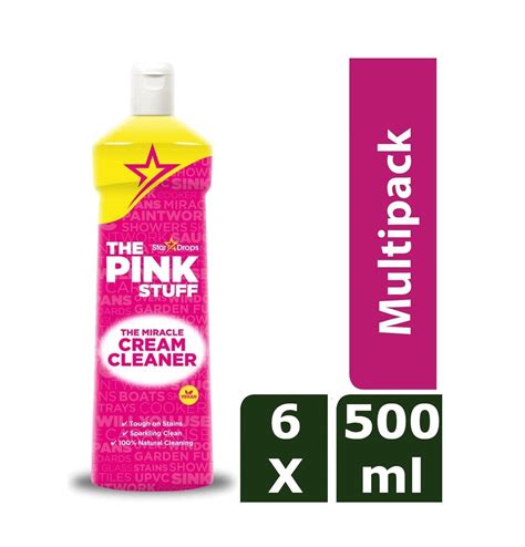 The Pink Stuff Abrasive Creme 6 X 500 Ml Economy Pack Environmenta