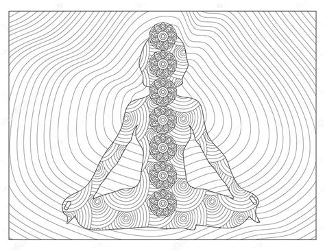 You can print or color them online at getdrawings.com for. Yoga Chakras Coloring Page — Stock Photo © smk0473 #128345104