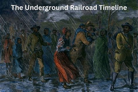 The Underground Railroad Timeline Have Fun With History