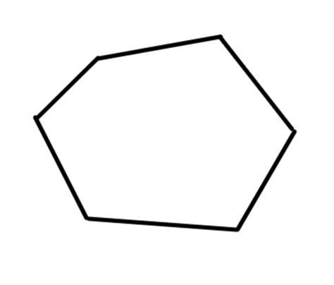 what is a hexagon 6 sided shape how many sides