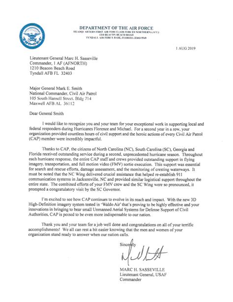 Air Force Spouse Letter Of Appreciation Air Force 101 Back To Basics