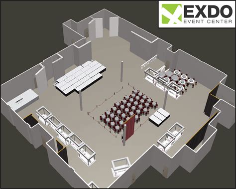 Sample Floor Plan Showcase Exdo Event Center Denver