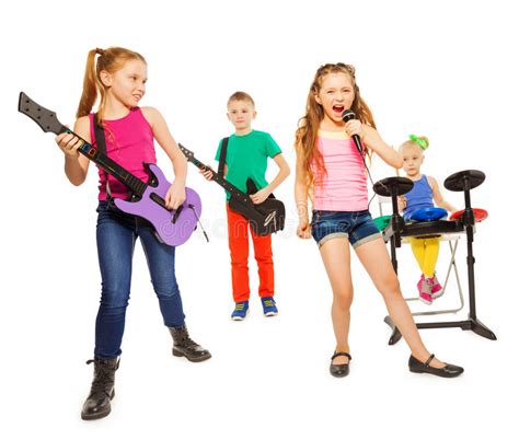 Let's talk about children vaping. Cool Kids Play Musical Instruments As Rock Group Stock ...