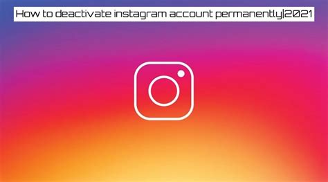 Deactivating instagram accounts is not a sign to instagram that you want to have your account deleted. How to deactivate instagram account permanently|2021 « T ...
