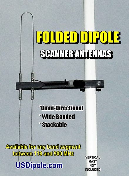 folded dipole antenna construction