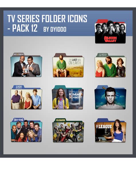 Tv Series Folder Icon Pack X Transparent Background Png Clipart