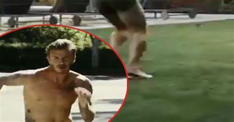 David Beckhams Underwear Advert Sparks Bottom Double Debate On Twitter