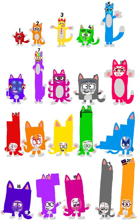 Cat Numberblocks By Alexiscurry On Deviantart