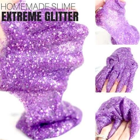 How To Make Slime With Glitter Glue Garden