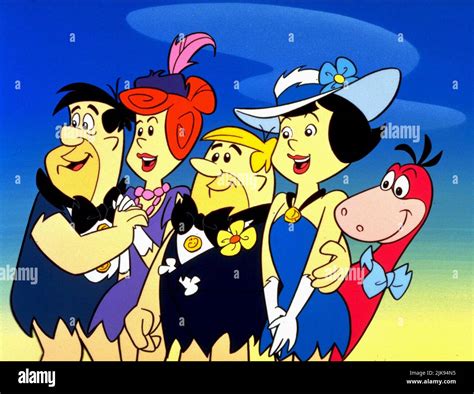 Fred Flintstone Wilma Barney Rubble Betty And Dino Film I Yabba Dabba