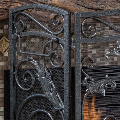 Noble House Waterbury Fireplace Screensilver
