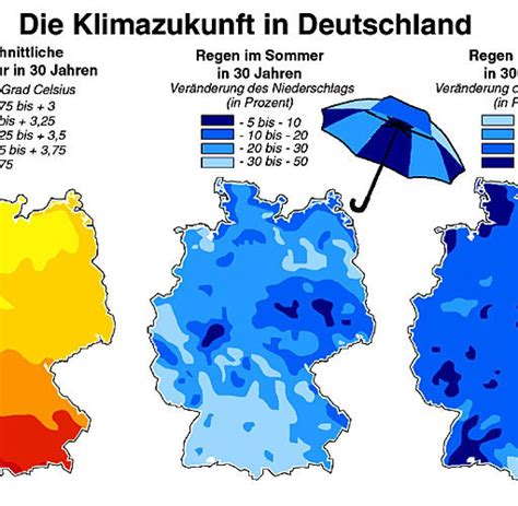 Diese politische karte von deutschland gibt einen überblick über die bundesländer deutlich farbig voneinander abgesetzt sind die 16 bundesländer, aus denen sich das 357.376 km² große land mit. Szenarien: Wie der Klimawandel Deutschland trifft - WELT