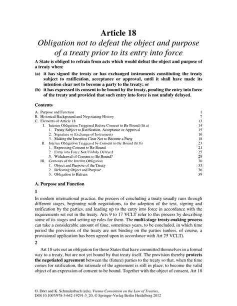 How to use modal verbs of obligation, like 'must', have to' and 'should' (also called modal auxiliary verbs). (PDF) Article 18. Obligation not to defeat the object and ...