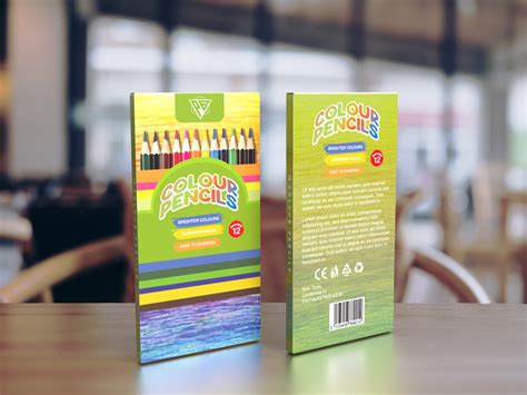 Colour Pencil Box Packaging Design Packagebyte By Tanvir Nayem On