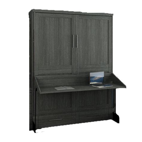 Make your office smart with the ability to convert into a bedroom by simply lowering your wall bed desk. Brookfield Desk Wallbed | Desk Bed | Modern Murphy Bed ...
