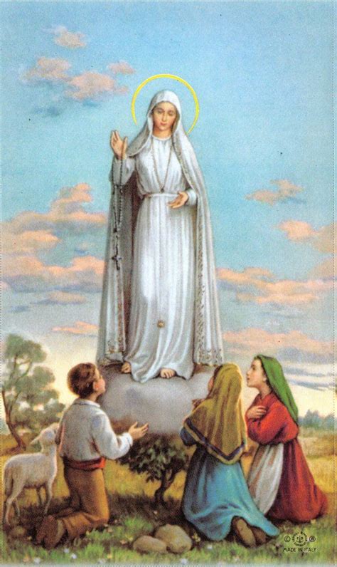 Series H Our Lady Of Fatima Lady Of Fatima Blessed Virgin Mary