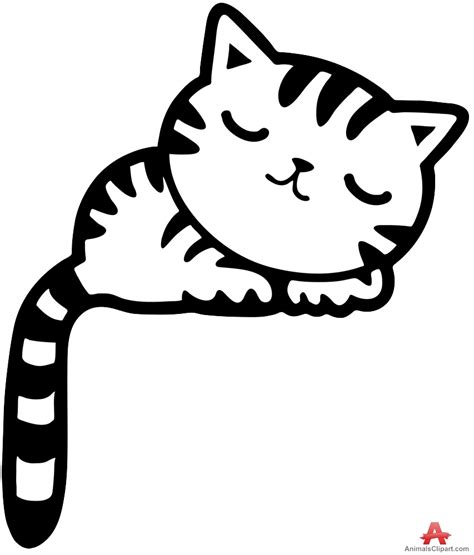 Cat Sleeping Clipart 20 Free Cliparts Download Images On