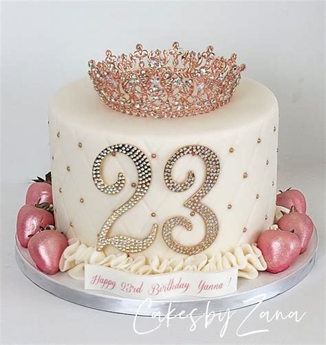 23rd Birthday Cake In 2023 23 Birthday Cake Beautiful Birthday Cakes