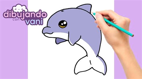 Como Dibujar Un Delfin Kawaii Dibujos Kawaii Dibujos Faciles Youtube