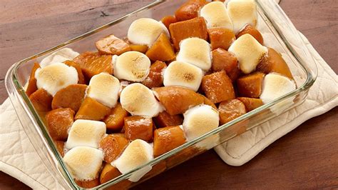 Marshmallow Topped Sweet Potatoes Recipe From