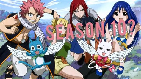 Fairy Tail Season 10 News Updates And Release Dates Youtube
