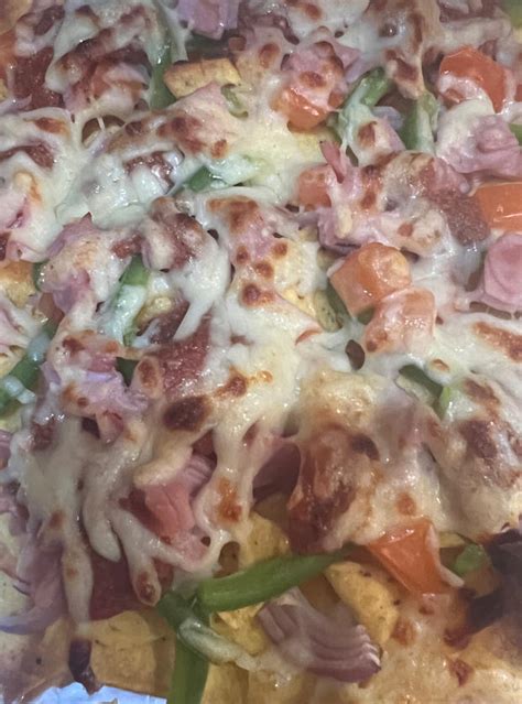 Pizza Nachos Recipe Image By Tammy Robertshaw Pinch Of Nom