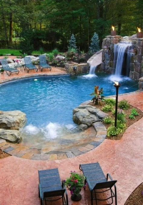25 Swimming Pool With Waterfalls Ideas For Outstanding View