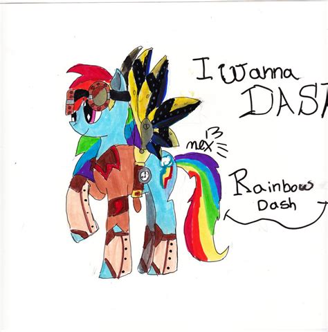 My Little Pony Steam Punk Is Magic Rainbow Dash By Stargazer Studios