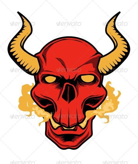 Red Devil Skull Graphicriver