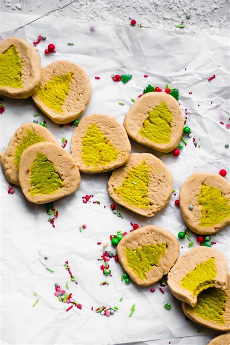 Vegan Christmas Tree Slice And Bake Cookies Grain Free Gluten Free