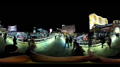 Las Vegas At Night 360 Degree Footage From A Ricoh Theta Youtube