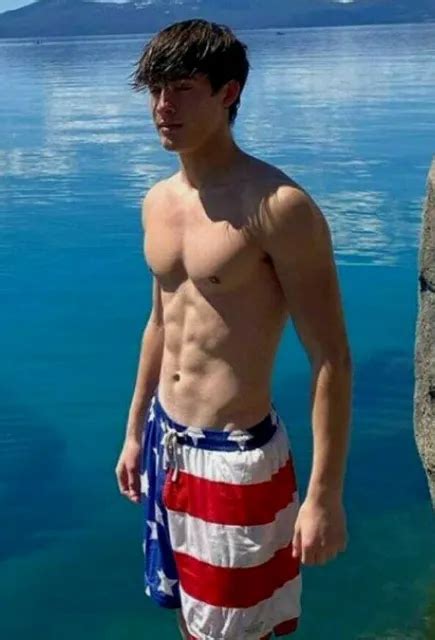Shirtless Male Muscular Hot Swimmer Lake Jock Dude Beefcake Photo X B Picclick