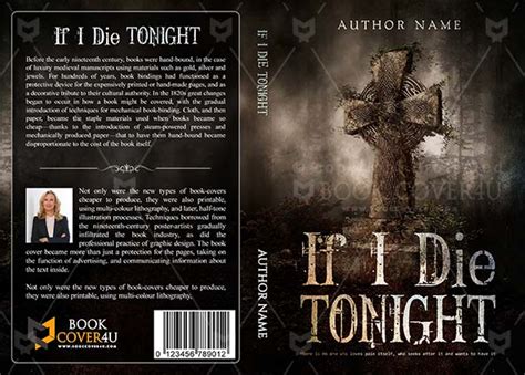 horror book cover design   die tonight