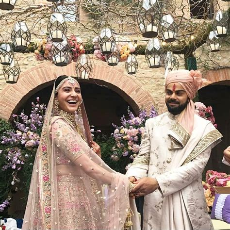Anushka Sharma Marriage Lehenga While Virat Looks Dapper As Always In