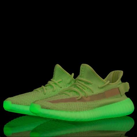 Adidas Yeezy Boost 350 V2 Glow In The Dark Gid Review On Feet
