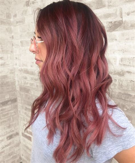 Rose gold is one of the most stylish and striking hair colors of the year. 40+ Rose Gold Hair Color Ideas - Dark & Light Shades ...
