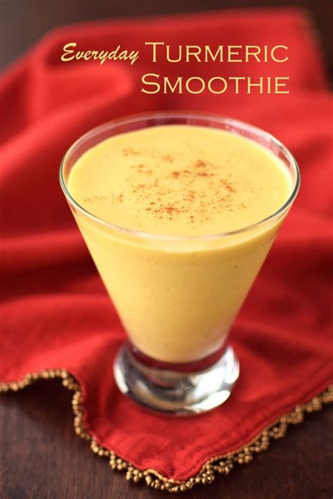 Everyday Turmeric Smoothie More Golden Dairy Free Recipes