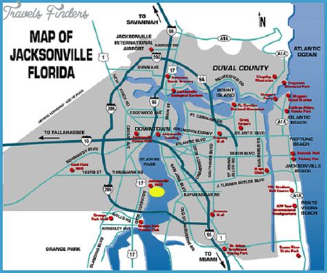Jacksonville Subway Map Travelsfinderscom