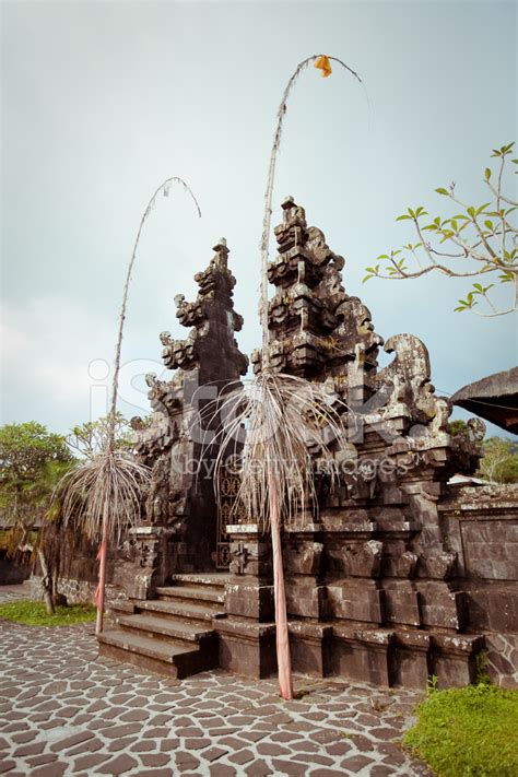 Besakih Complex Pura Penataran Agung Bali Indonesia Stock Photo