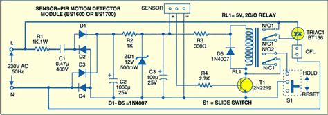 Motion Sensor Circuit Diagram For Lighting Shelly Lighting